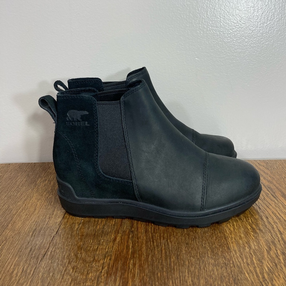 Sorel Evie ll Waterproof Ankle Boot Women’s Size 7 Black